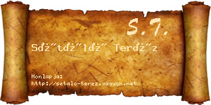Sétáló Teréz névjegykártya